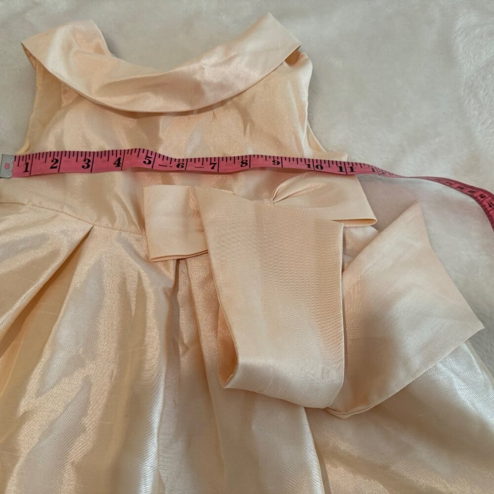 Edgehill Collection Ivory Satin Formal Dress With Full Petticoat Size 3T - Picture 12 of 15